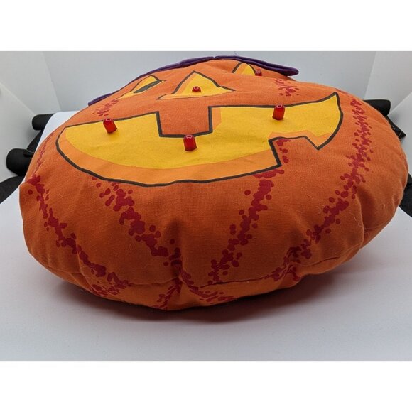 Vtg1991 Avon Light Up Jack O Lantern Pumpkin Plush 12” Halloween Decor READ - Picture 12 of 14